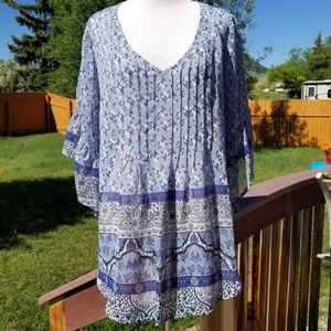 Medium style and co tunic boho style shirt